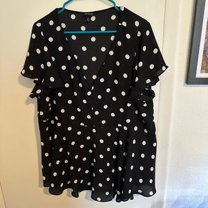 TORRID POLKA DOT TOP